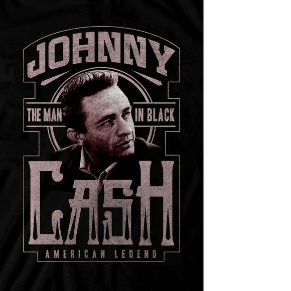Johnny Cash MIB American Legend country rock cotton Official T-Shirt M NWT - Picture 3 of 3